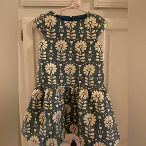 Crewcuts metallic jacquard dress. Size 5. Perfect condition.